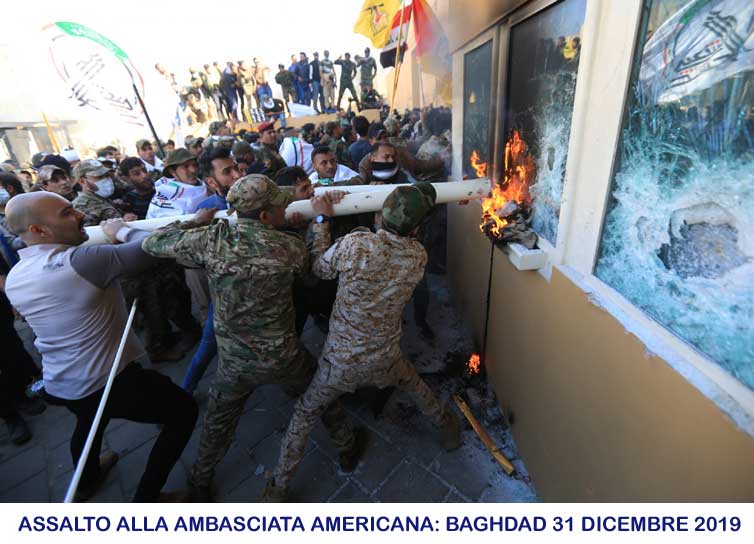 assalto ambasciata usa a bagdad