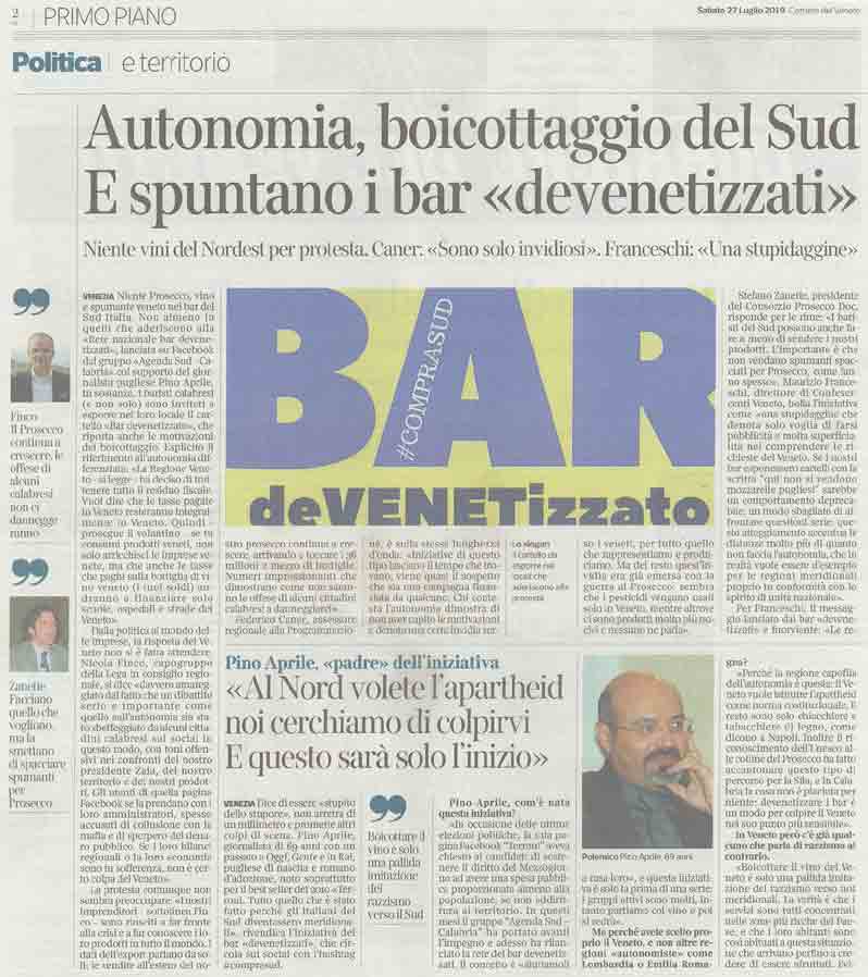 boicottaggio del sud