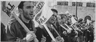 manifestazioni in Grecia