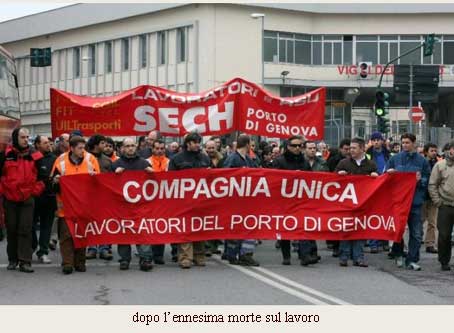 morti sul lavoro