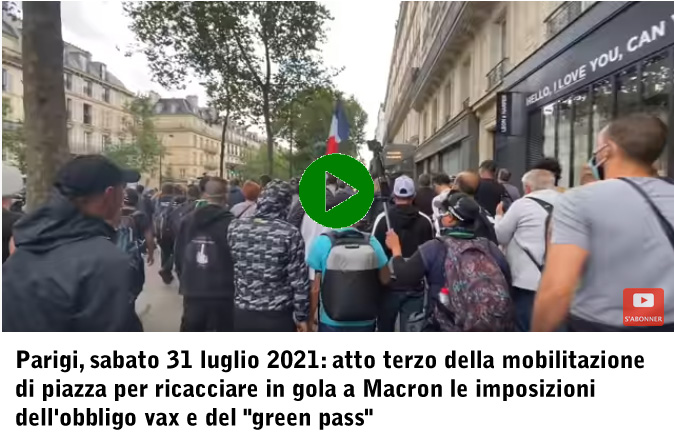 manifestazione Parigi 31 luglio 2021