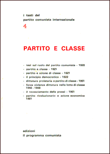 partito e classe